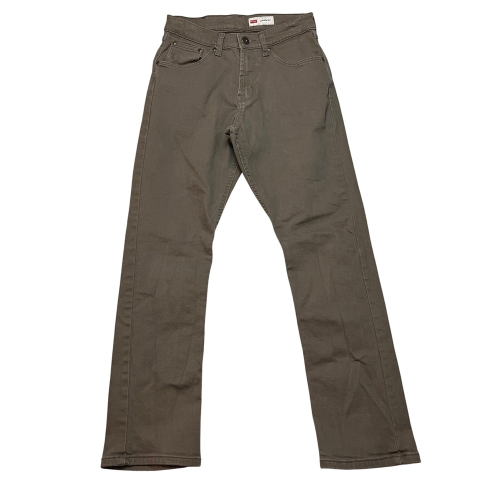 Wrangler Pants Mens 25 Brown Athletic Fit Premium Quality Denim Rugged Workwear